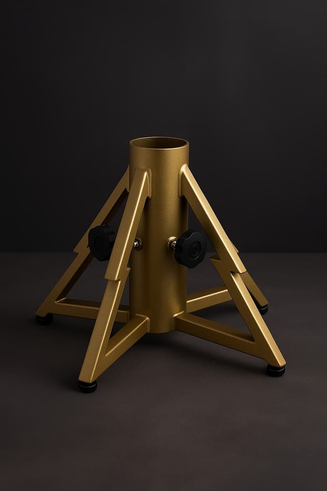 Stalumo Premium – Christmas Tree Stand Tree – Gold – Small